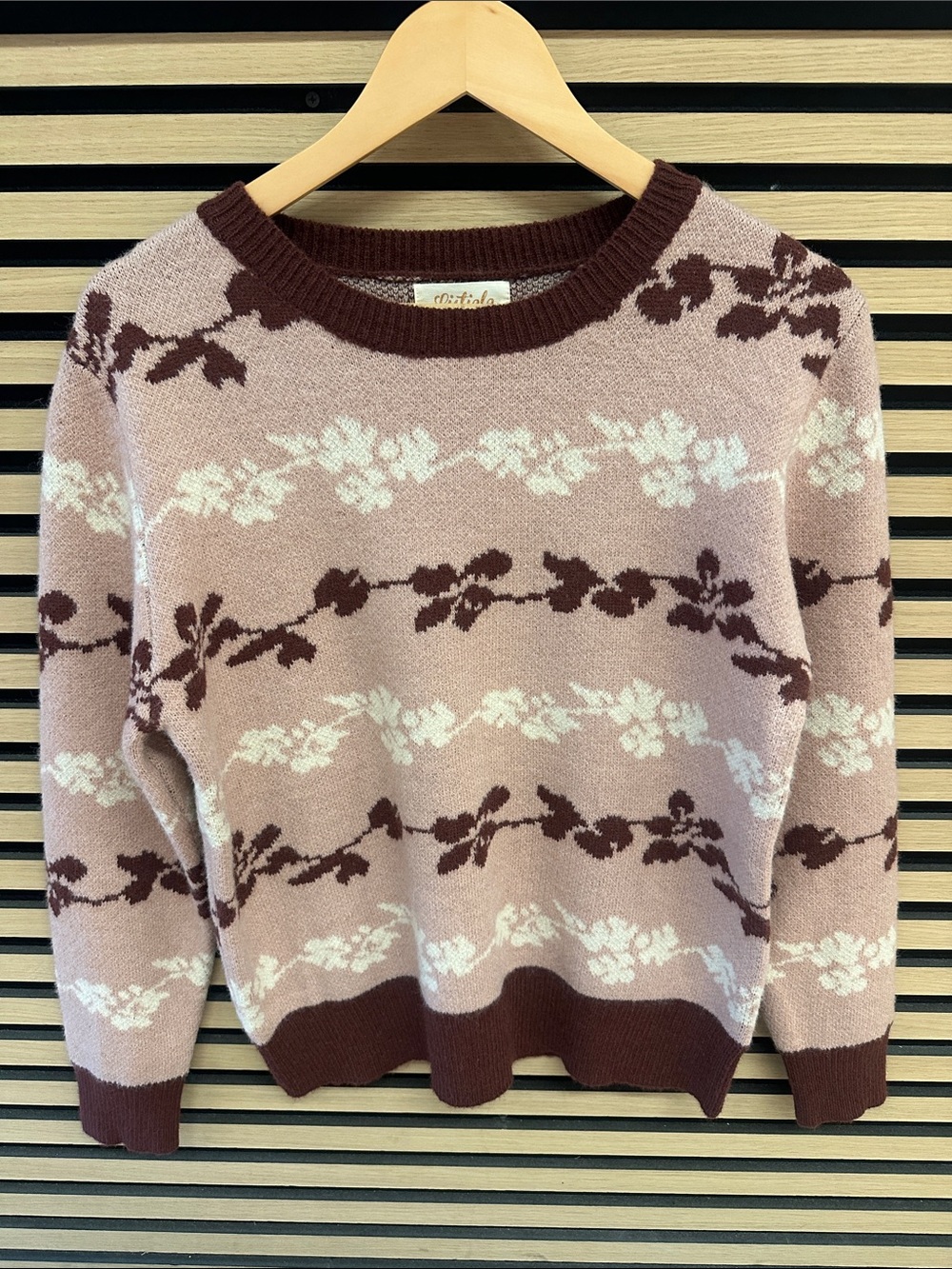 Floral Crewneck Sweater